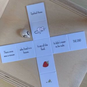 Tiny Ceramic Mouse - with custom box and a story inside!