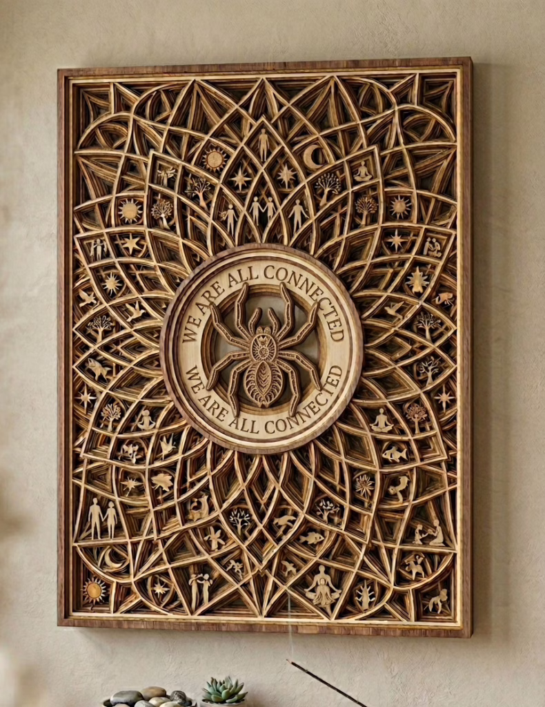 The Interconnected Web of Life Wall Art